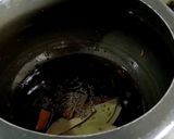 A picture of step 3 of Paneer Biryani in pressure cooker.