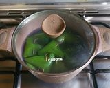 Foto langkah ke 7 dari resep Lupis Bunga Telang Pulen.