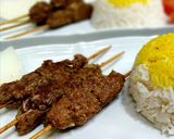 عکس مرحله 1 از دستور کباب تابه ای سیخی👩‍🍳