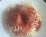 Tangy Meatballs with Spaghetti #charityrecipe recipe step 14 photo