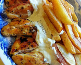 Foto del paso 12 de la receta: Churrasco de pollo al curry madrás con salsa a las dos pimientas