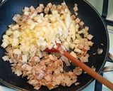Töltött cukkini csicseriborsóval recept fázis 2 fotója