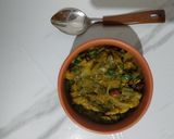 A picture of step 4 of Methi, pyaz baingan sabji.
