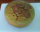 Foto langkah ke 8 dari resep Bolu Pandan Coklat (Mudah Bikinnya, Lembut Hasilnya).