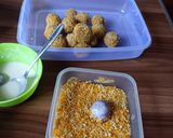 Foto langkah ke 4 dari resep Bola-bola Ubi Ungu isi Coklat.