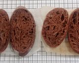 Foto langkah ke 20 dari resep Rye Chocolate Sourdough Baguette.
