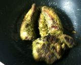 A picture of step 3 of Chicken Cafreal.