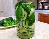 Hình bước làm 2 của món Detox dưa leo bạc hà dưỡng nhan