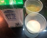 Hình bước làm 3 của món Panna cotta dưa hấu, trà xanh