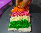 Rainbow cheese toast recipe step 2 photo