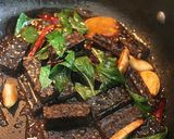 三杯豬血糕的食譜步驟4照片