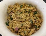 A picture of step 3 of Little Millet Masal vada.