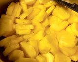 Hình bước làm 1 của món Khóm ngào đường🍍🍍