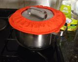 A picture of step 9 of Persian Adas Polo(lentil and rice).