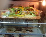 A picture of step 11 of Italian lasagna cannelloni filled with Indian paner tikka.