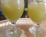 A picture of step 2 of Mint Margarita.