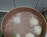 Foto langkah ke 3 dari resep Ronde kuah matcha.