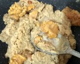 A picture of step 4 of Jowhar Banana Halwa.