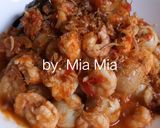 Foto langkah ke 3 dari resep Udang telur puyuh bumbu merah tidak pedas.