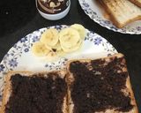 A picture of step 1 of Chocolate Banana Sandwich.