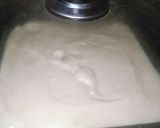 A picture of step 7 of Flag cake without oven.