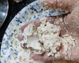 A picture of step 2 of Methi mathri.