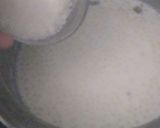 A picture of step 2 of Sabudana kheer.