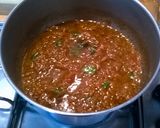 A picture of step 3 of Paccheri al Ragù Genovese.
