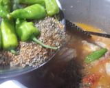 A picture of step 4 of Koyla chicken karahi.