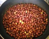 A picture of step 4 of Karanga/peanuts pan dried.