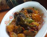 A picture of step 3 of Aloo baingan ki sabzi.