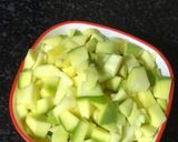 A picture of step 1 of Instant Raw Mango Pickle/Chutney.