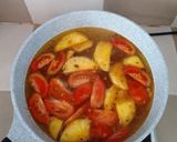 Hình bước làm 3 của món Bún cá ngừ um