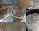A picture of step 3 of Chocolate Kaju Katli.