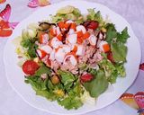 Foto del paso 1 de la receta: Ensalada con surimi ♥️