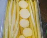 Foto langkah ke 3 dari resep 10. Danmuji (Acar Lobak Kuning).