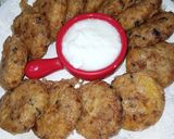 A picture of step 7 of Chinese Potato Patty.