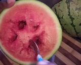A picture of step 1 of Watermelon Sorbet.