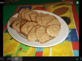 Galletas (tortitas) de avena y manzana