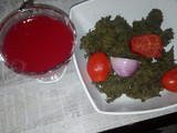 Kwadon zogale and water mellon juice