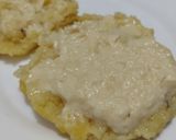 Foto del paso 3 de la receta: Arepa rellena de fiambre de pollo casero🫓🥙🥯