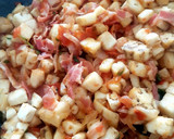 Foto del paso 2 de la receta: Pappardelle con berenjena, bacon y mozzarella