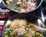 Foto del paso 5 de la receta: Arroz basmati con pollo, habas y eneldo