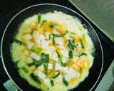 Foto langkah ke 2 dari resep Omellete tahu telor + pecel sayur.
