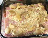 Foto del paso 4 de la receta: Lasagna jamón, muzarela y champiñones