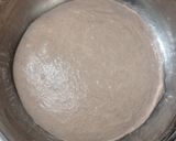 Foto langkah ke 3 dari resep Almond Double Chocolate Sourdough Bread (72%).