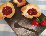 Foto del paso 9 de la receta: Tartaletas con mermelada de fresa