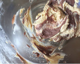 A picture of step 6 of Cocoa Marble Pound Cake.
