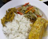 Foto langkah ke 3 dari resep Isi Piringku (kakap gulai lemak +TumisTaugeTeriWortel+IkanWader).