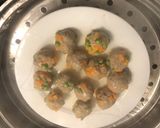 Hình bước làm 2 của món Xíu mại thịt bò sốt cà chua
